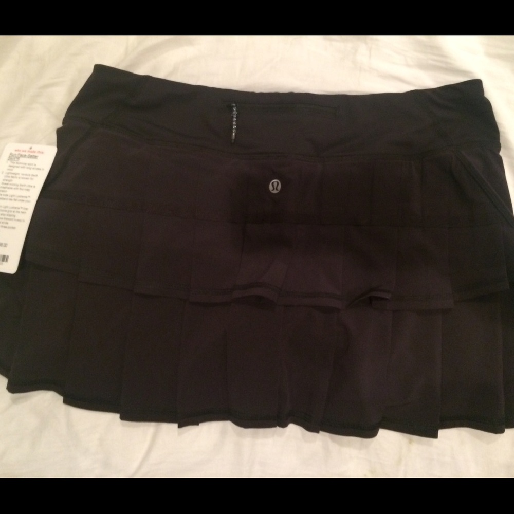 Lululemon Black Tennis Skirt with Ruffles!